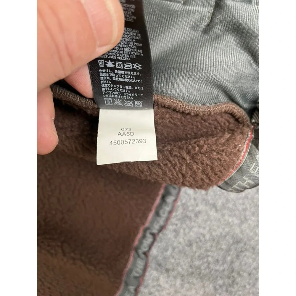 Vintage The North Face Salinas Jacket Heavyweight Fleece Brown Mens Large Denali